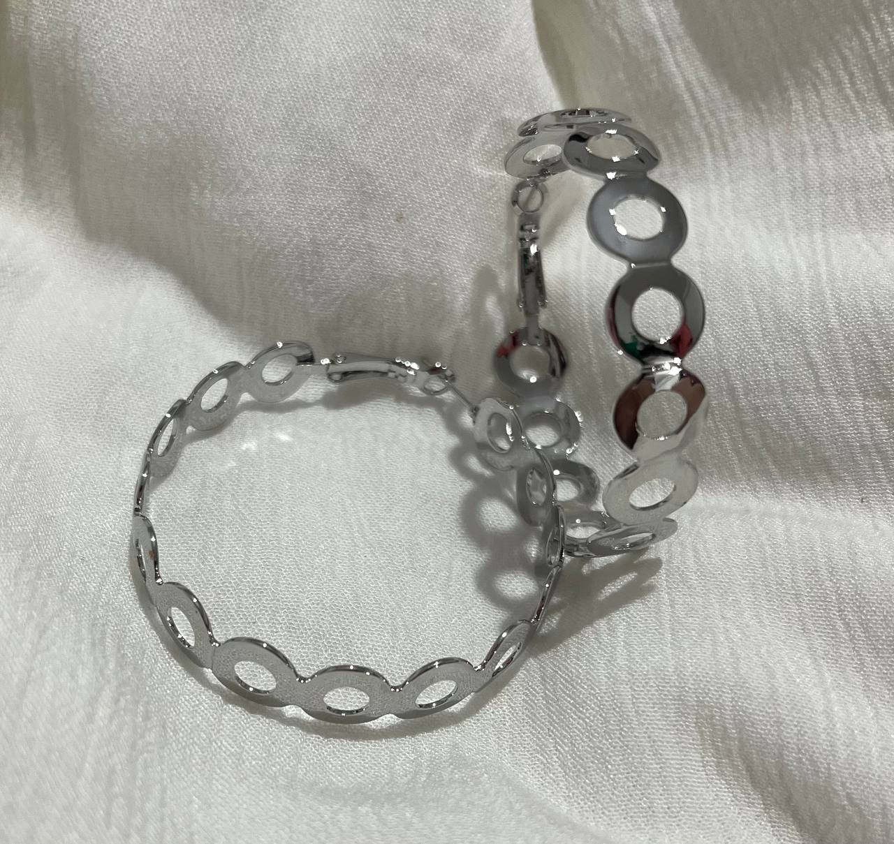 گوشواره آبکاری نقره درجه یک کد ۵